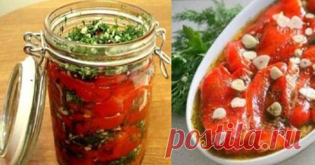 Самый удачный способ заготовить болгарский перец на зиму. Упругий, пикантный и очень ароматный! — Домашняя кулинария