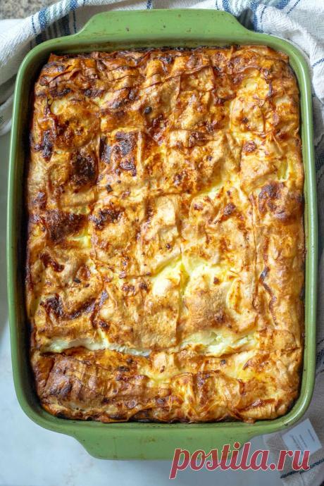 Easy Gibanica Recipe (Serbian Cheese Fillo Dough Pie) Gibanica is a traditional Serbian cheese pie made with filo dough, feta, and eggs—simple to make, rich in flavor, and perfect for any meal.