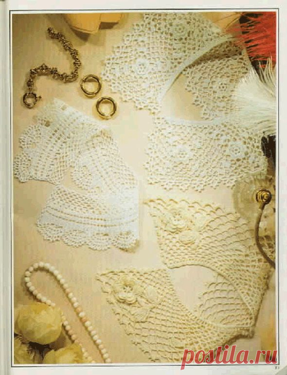 МОИ ПЕТЕЛЬКИ: Три ажурных воротничка