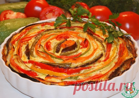 Запеканка "Радужная" Кулинарный рецепт