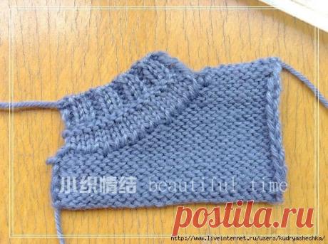 Вяжем красивую горловину