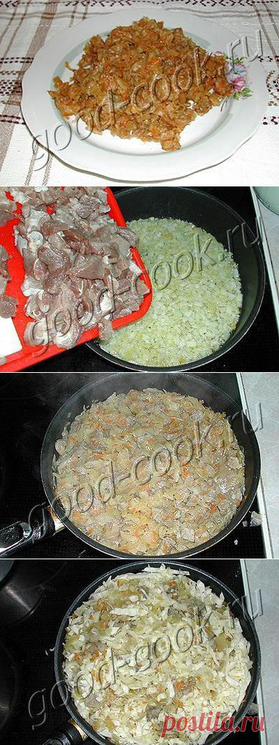 Хорошая кухня - тушеная капуста с мясом. Кулинарная книга рецептов. Салаты, выпечка.