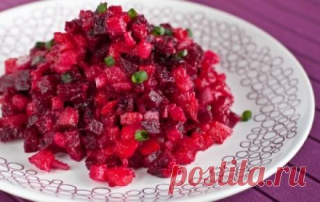 Винегрет с фасолью / Овощные салаты / TVCook: пошаговые рецепты с фото