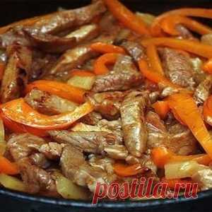 Острое, с ярким вкусом мясо по-тайски