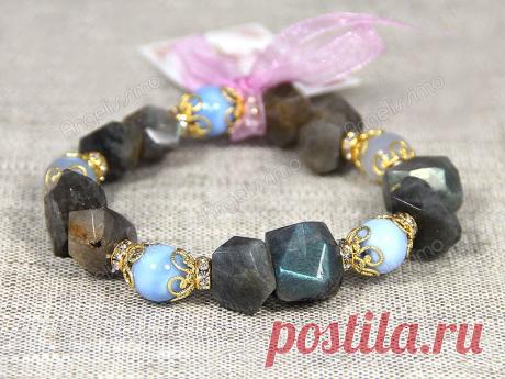 Браслет из голубого лабрадорита от Victory Bijoux