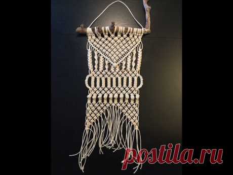 MACRAME WALL DECOR - step by step tutorial