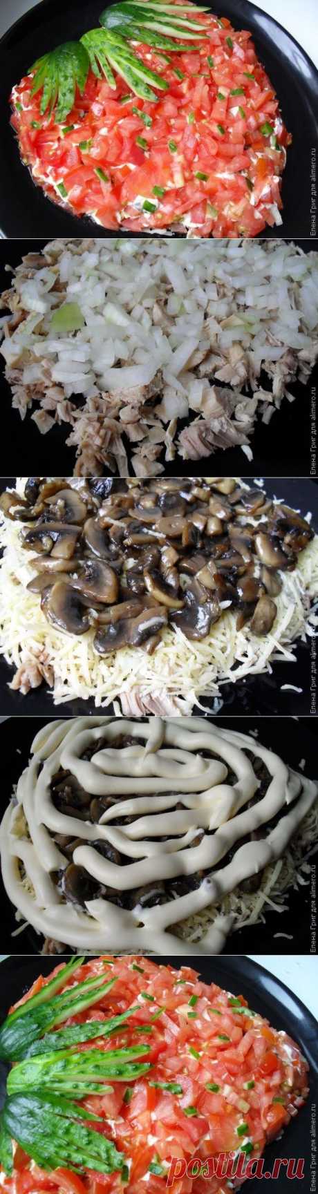 (+1) тема - Салат "Клубничка" | ВКУСНО ПОЕДИМ!