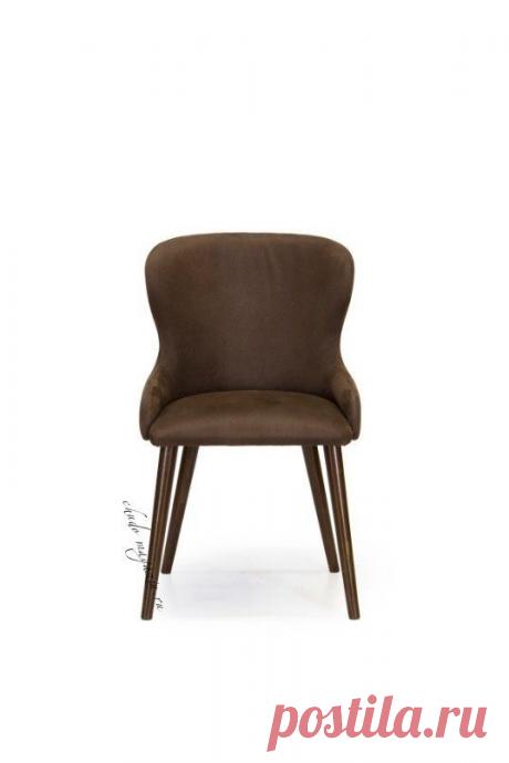 Стул мягкий коричневого цвета из массива дерева (Глори 3) купить по цене 18 450 руб. в Москве — интернет магазин chudo-magazin.ru