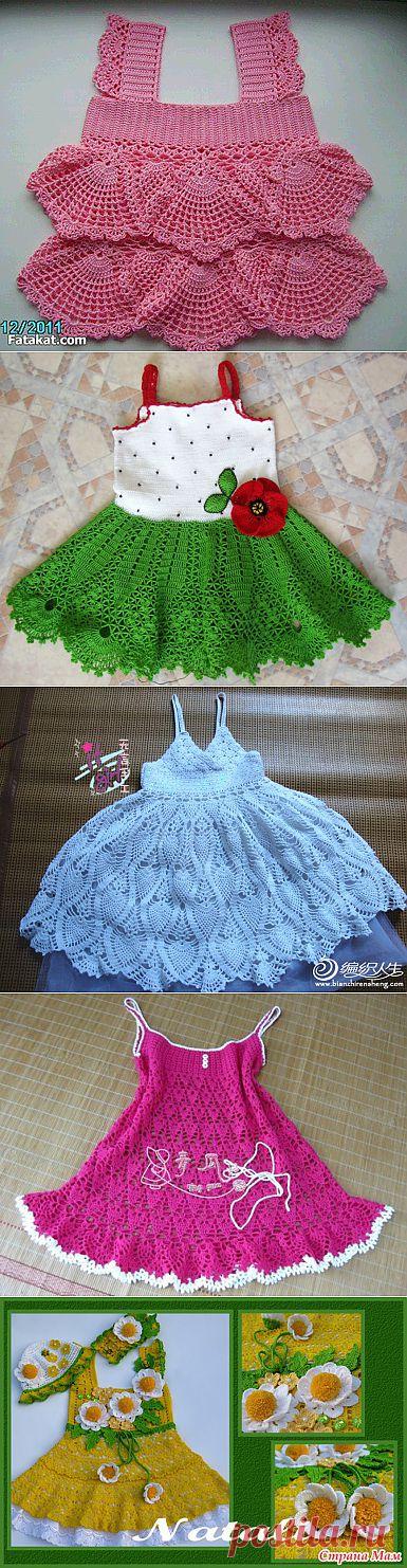 Сарафаны крючком для девочек | Записи в рубрике Сарафаны крючком для девочек | Дневник sveta0204