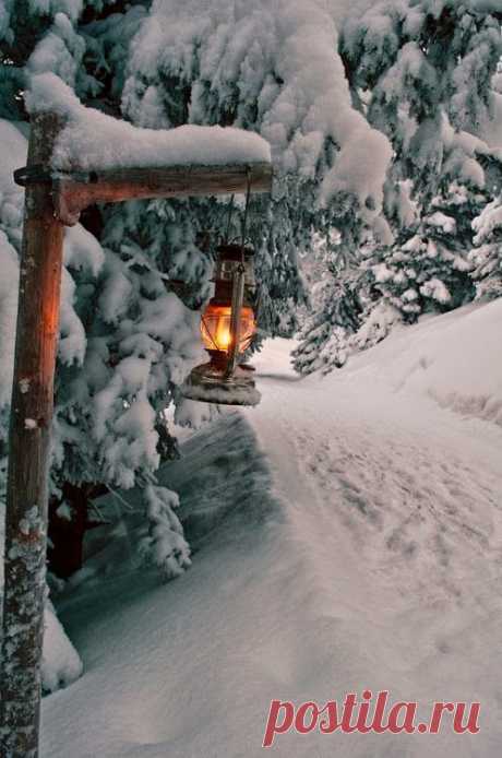Snow Lantern, The Alps, Switzerland &lt;3 | Winter Scenes &lt;3