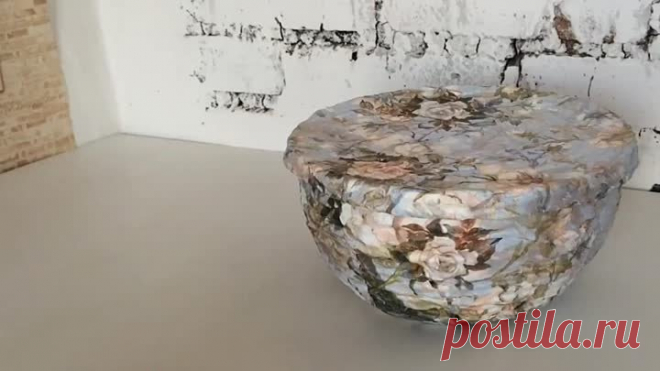 Корзинка из бумажных полотенец своими руками
