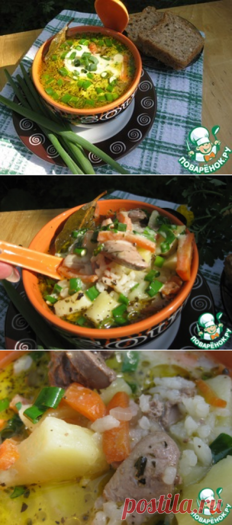 Рисовый суп &quot;Быстрый&quot; с куриной печенью - кулинарный рецепт