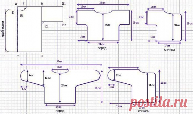 Шьем распашонки своими руками. Выкройка