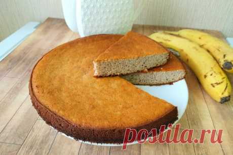 Банановый пирог на миндальной муке. Вкуснее не придумаешь! | Fresh.ru домашние рецепты | Яндекс Дзен