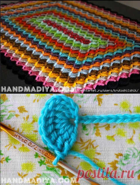 ПЛЕД БАВАРСКОЙ ВЯЗКОЙ. МК. - Вязание крючком для начинающих