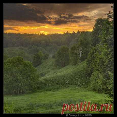 35PHOTO - Андрей Житков - Рассвет в овраге..