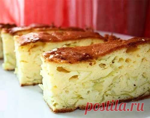 Пирог со свежей капустой