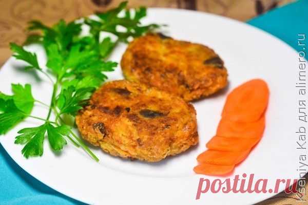 Грибные котлеты с овсянкой