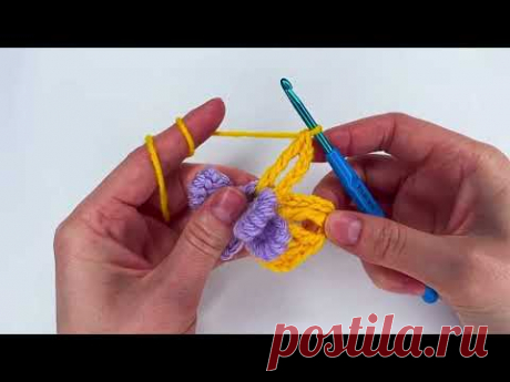 Learn to Crochet Unique Flower