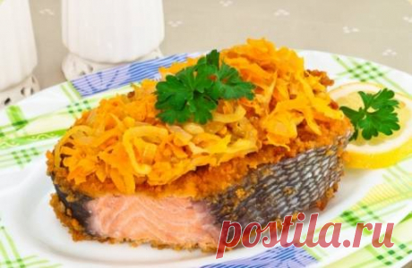 Жаренная красная рыба - кулинарный рецепт / Простые рецепты