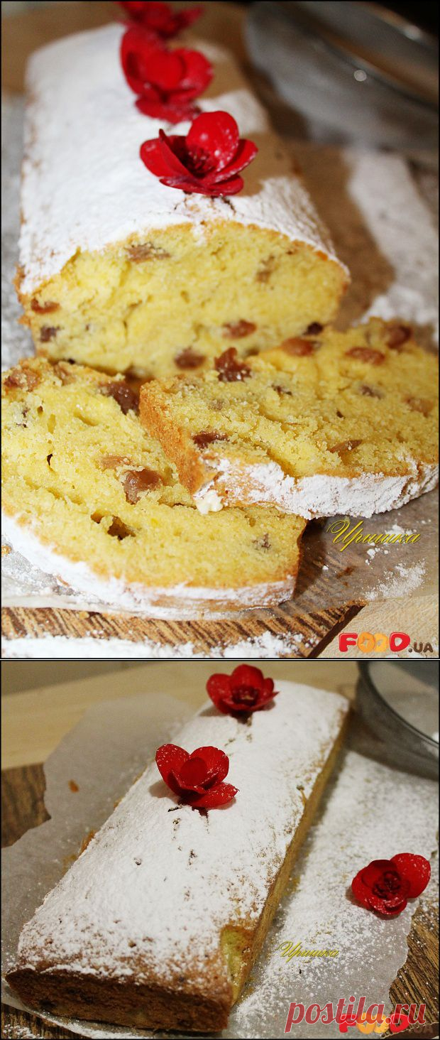 Быстрый кекс с изюмом