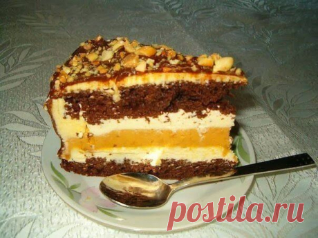 Самые вкусные рецепты: Торт &quot;Сникерс&quot;
