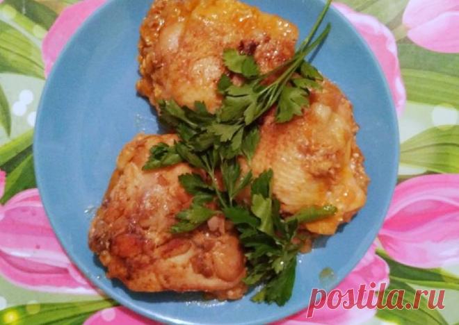 Курица с луком в сметанном соусе - пошаговый рецепт с фото. Автор рецепта Светлана . - Cookpad