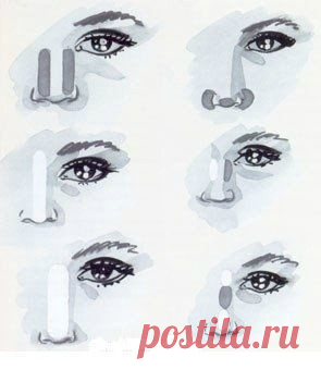Коррекция формы носа.