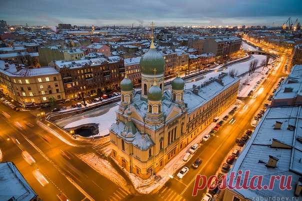 Недавно отреставрированная Исидоровская церковь в Санкт-Петербурге. Автор фото: Станислав Забурдаев.