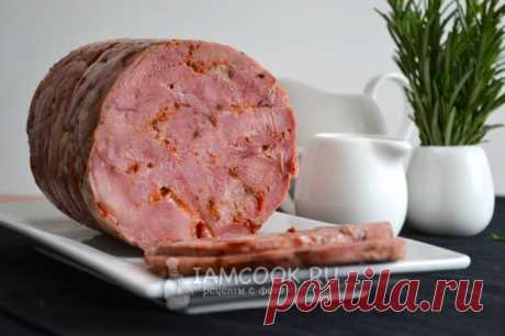 Пошаговый фото рецепт вкусной ветчины из индейки в домашних условиях в ветчиннице. Порадуйте своих близких и гостей!