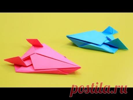 Космическая машина из бумаги / Оригами поделка на День Космонавтики