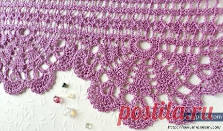 Из цикла новинок: Красивая ажурная кайма.
