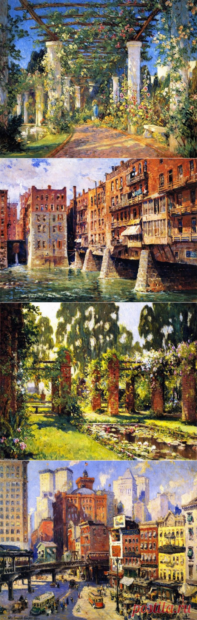 Художник Колин Кэмпбелл Купер (Colin Campbell Cooper). Картины