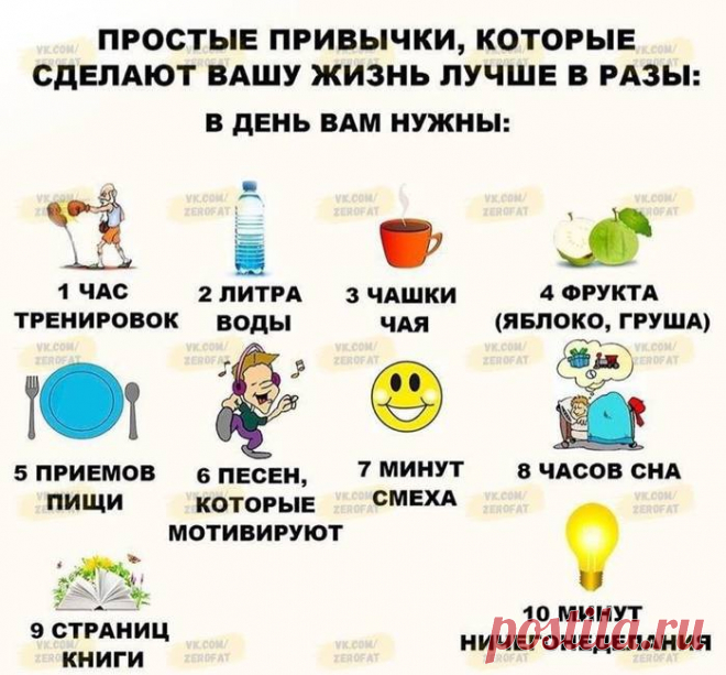 Полезные привычки