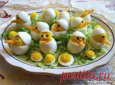26 вариантов для начинки: Фаршированные яйца.