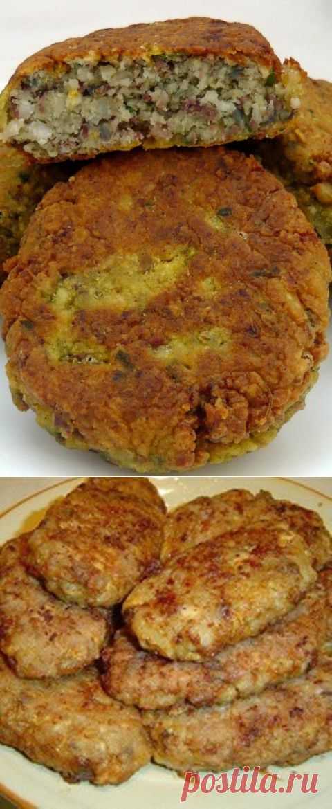 Котлеты из фасоли