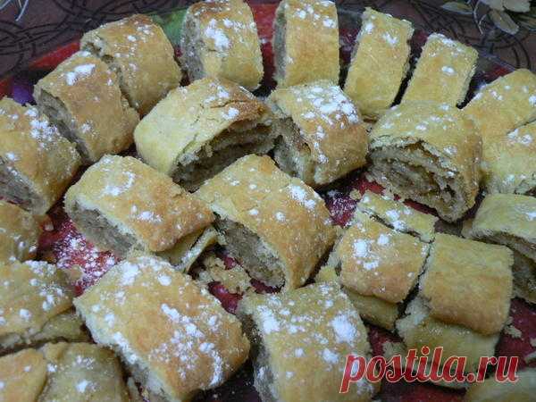 Барурик - армянский рулет с грецким орехом
