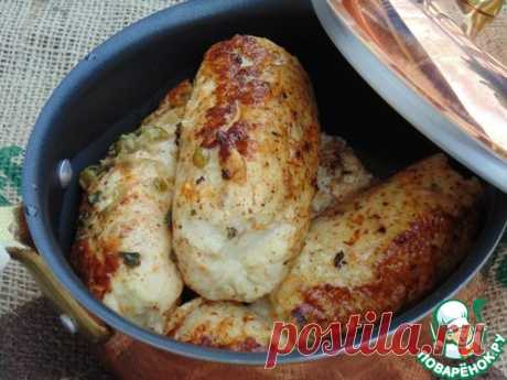 Рыбные колбаски под лимонно-мятным соусом – кулинарный рецепт