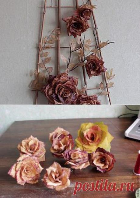 Роза сорта &quot;Золотая осень&quot;