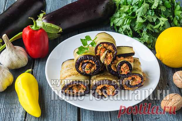Рулетики из баклажанов по-грузински: рецепт с фото | Домашний Ресторан