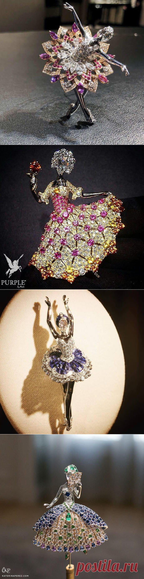 Драгоценные броши-балерины от Van Cleef & Arpels