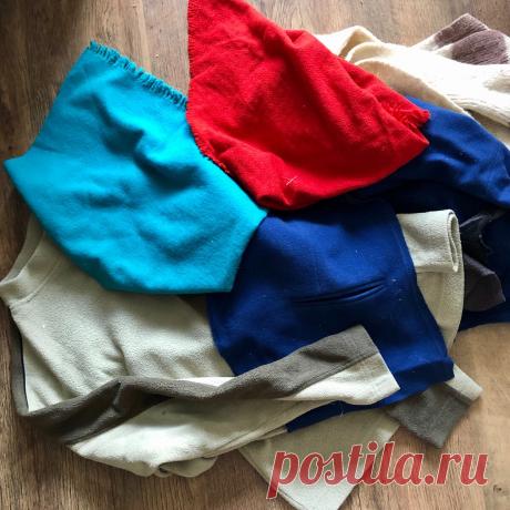 Плед из старых толстовок и прочего.... | Златоручка | Яндекс Дзен