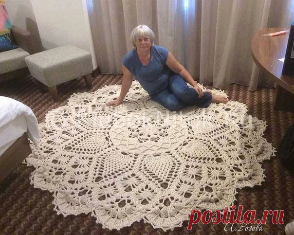 Коврик из полиэфирного шнура
