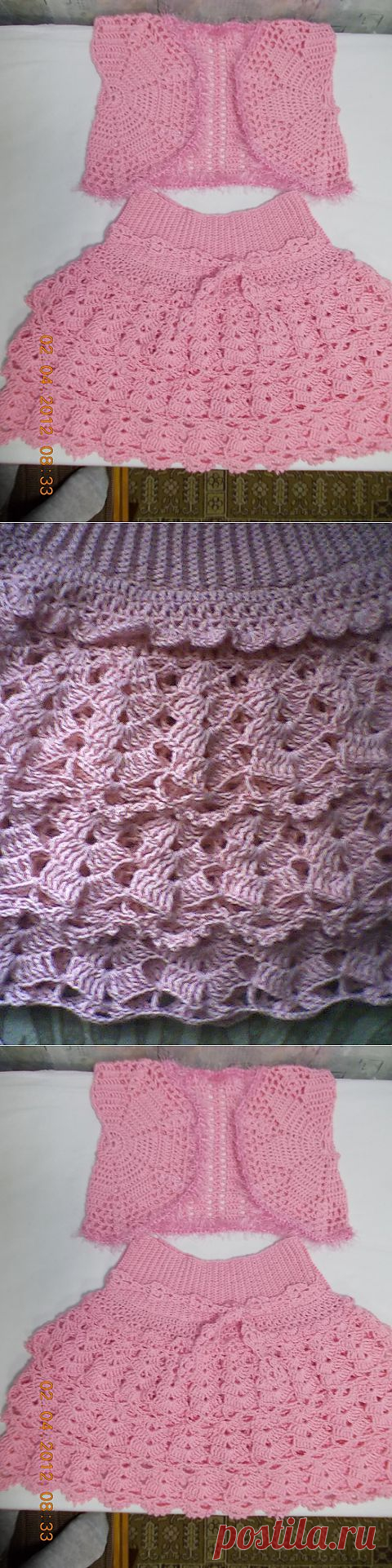 Юбочка и болеро для внучки от Наталья_Зазуля.