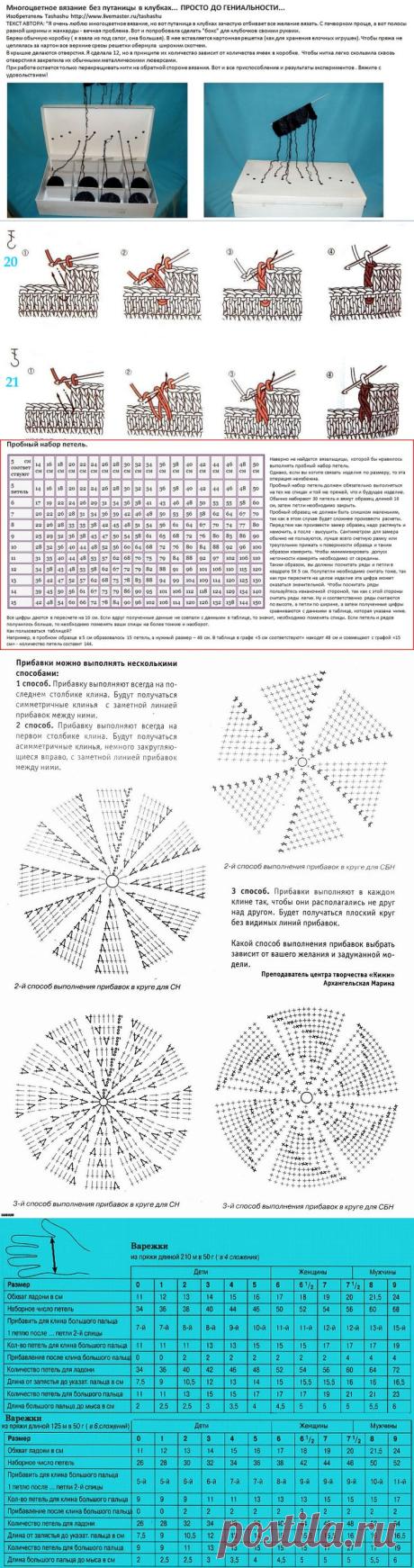 Советы по вязанию разное