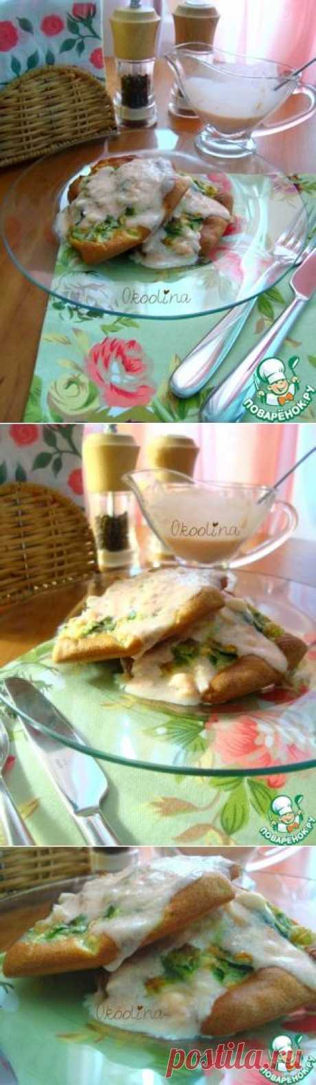 Оладьи кабачковые с соусом из томатного сока - кулинарный рецепт