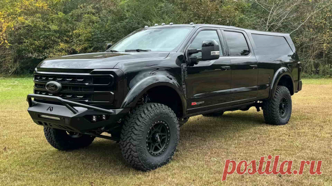 Пикап Ford превратили в 9-местный хардкорный внедорожник  Когда-то в линейке компании Ford был внедорожник Excursion. Машина обладала большими размерами, но не самой хорошей репутацией, поэтому в итоге ее пришлось снять с производства. Однако тюнеров из ател