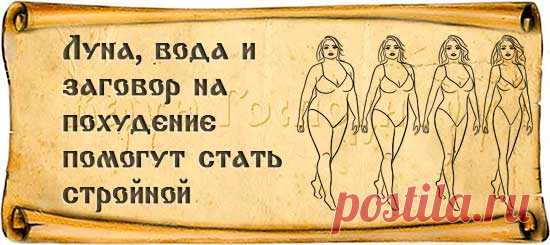 Луна, вода и заговор на похудение помогут стать стройной :: Заговоры и молитвы - Верую Господи.Ру