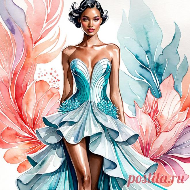 Слияние стилей: футуристичная мода и сюрреалистичный шик. Нейросеть Стейбл Дифьюжн - Stable Diffusion 1.5 / SDXL примеры промтов - Форум ИИ о нейросетях - Yes Ai