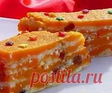 Творожно-тыквенная запеканка в мультиварке — приготовь вкусный ужин — Вкусные рецепты